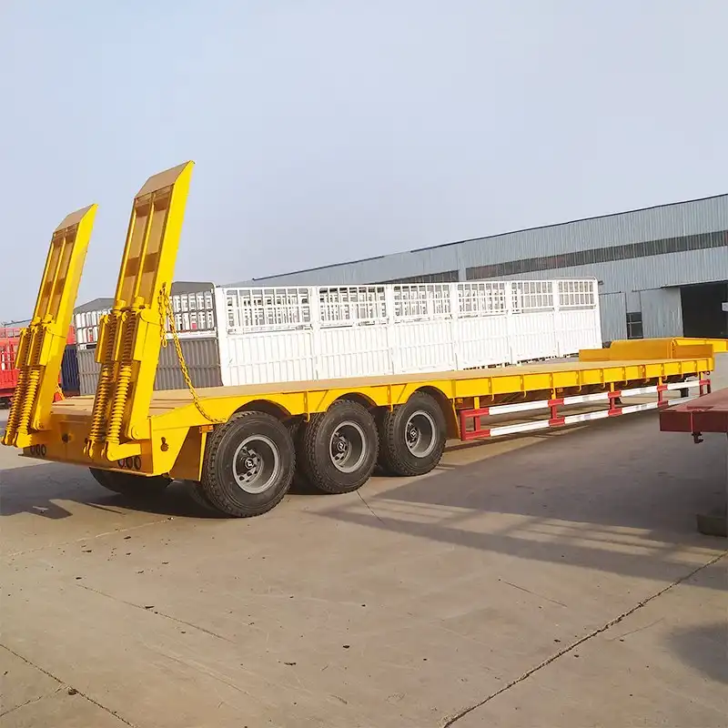 3 Axle Lowbed Semi Trailer