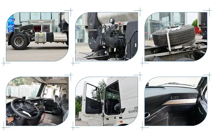 Sinotruk Howo tractor head details
