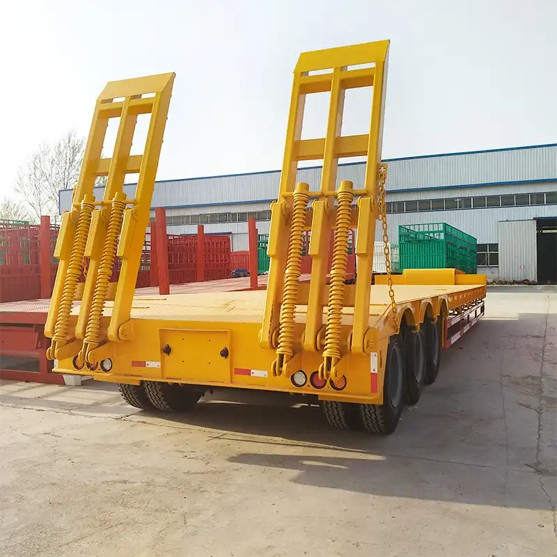 3 Axle Lowbed Semi Trailer