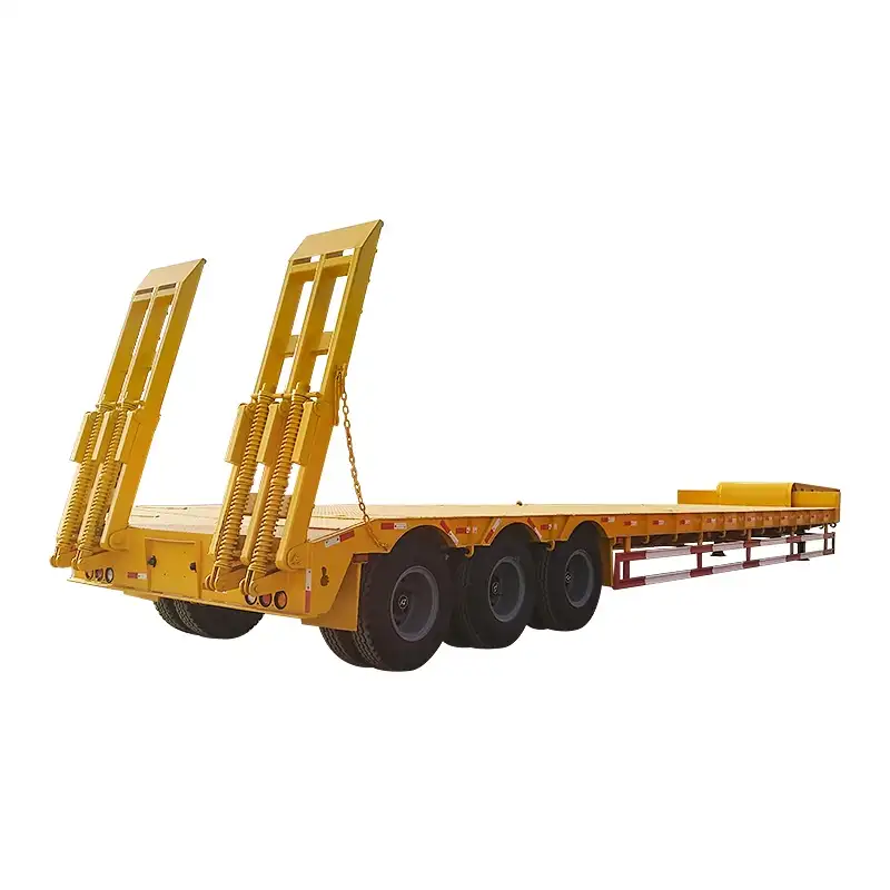3 Axle Lowbed Semi Trailer