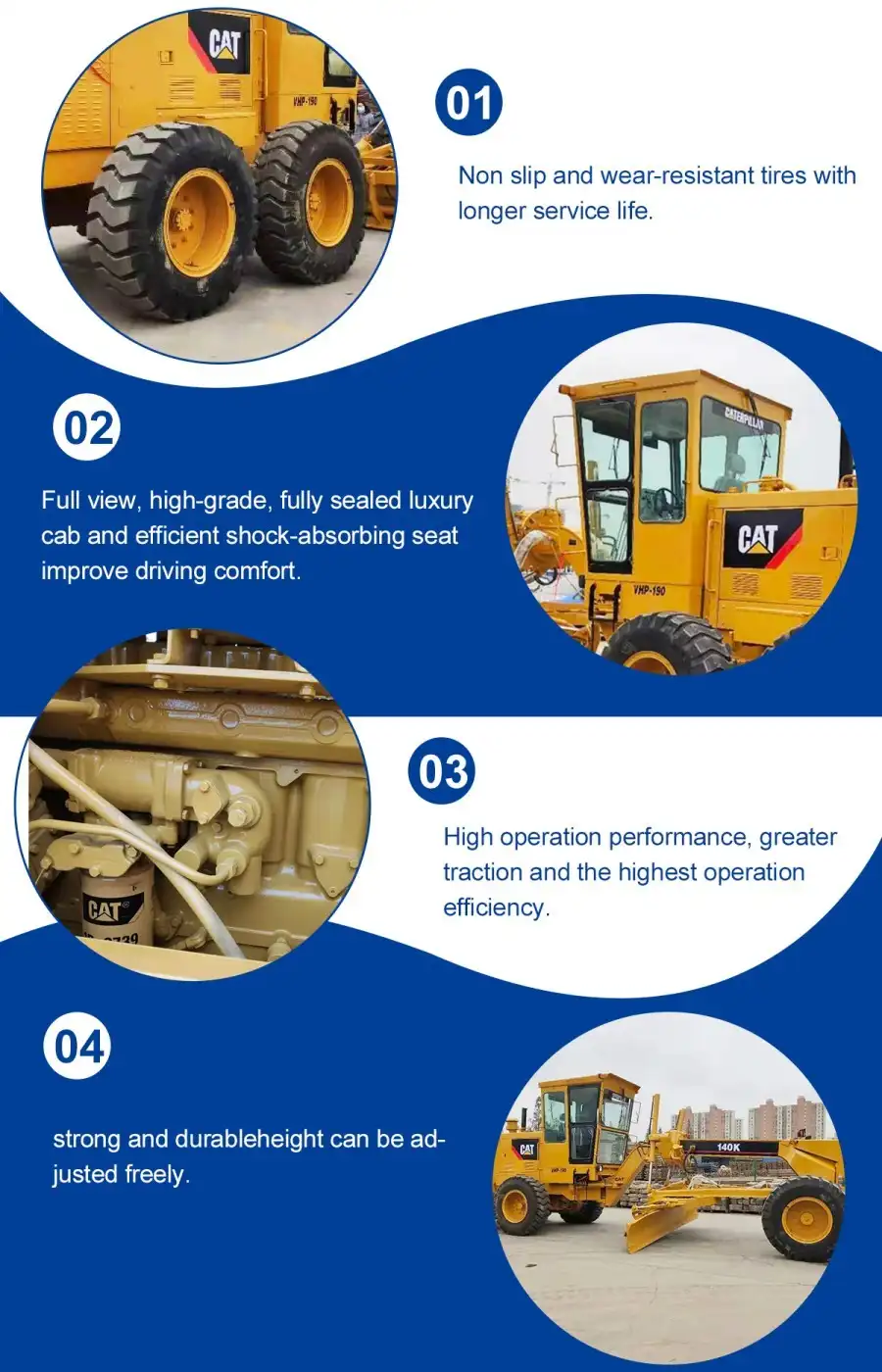 Caterpillar 140K Motor Grader details