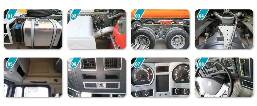 Howo 6x4 tractor truck details
