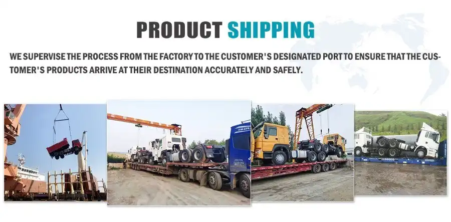 Howo 6x4 tractor truck shipping