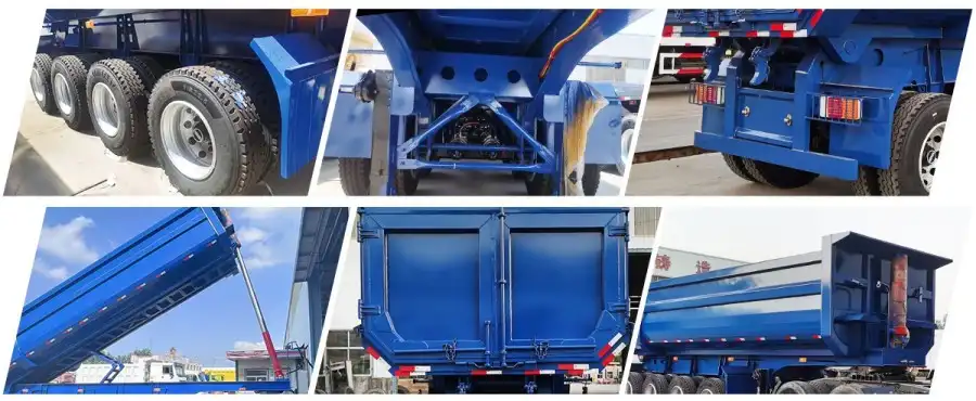 end dump semi trailer details