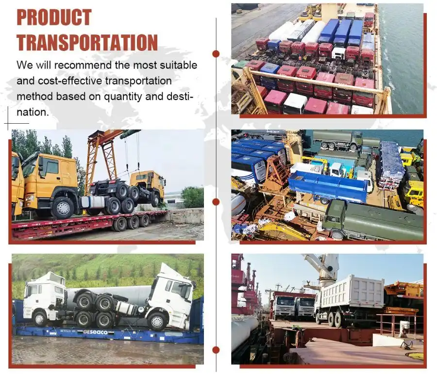Sinotruk Hohan 6X4 tractor truck shipping