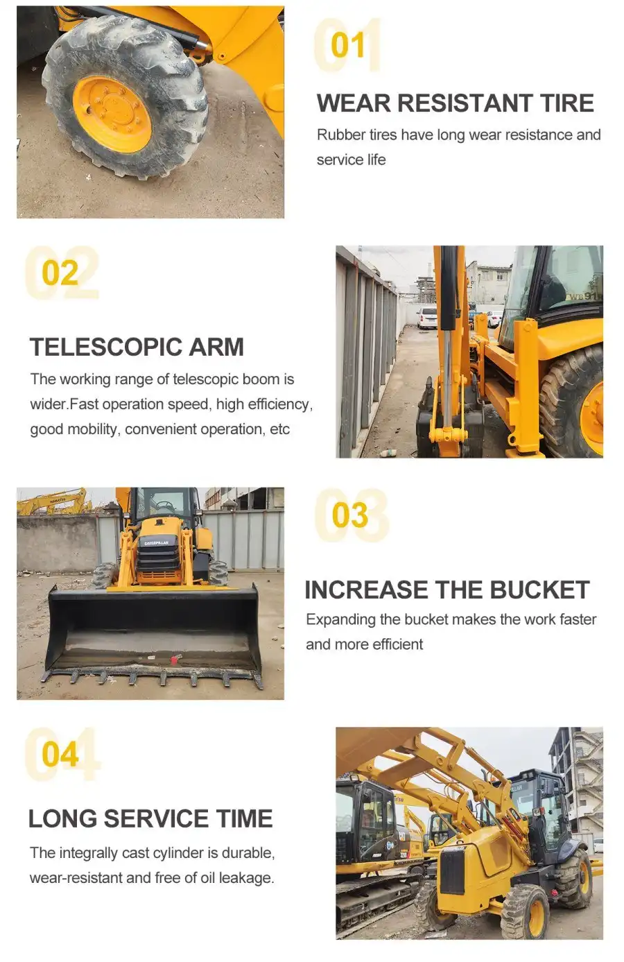 Caterpillar 432E backhoe loader details