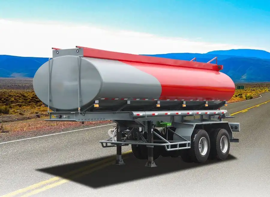 2 axle fuel tanker trailer