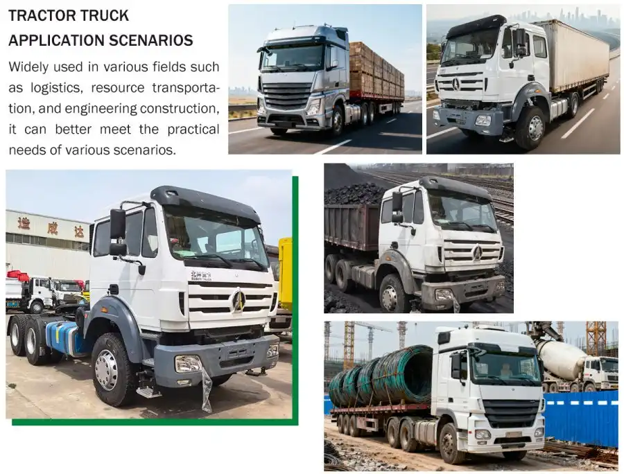 Beiben tractor truck applications