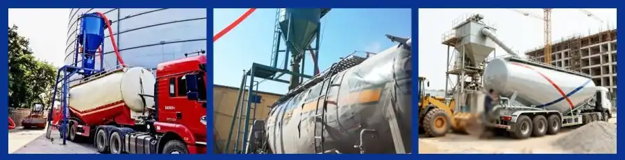 2 axle cement trailer applications