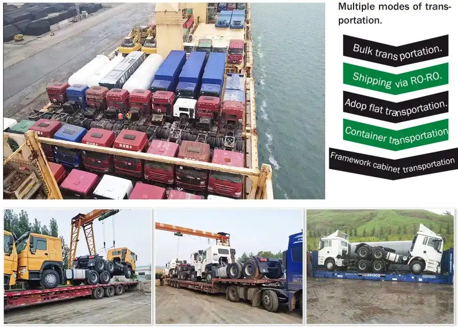 Beiben tractor truck shipping