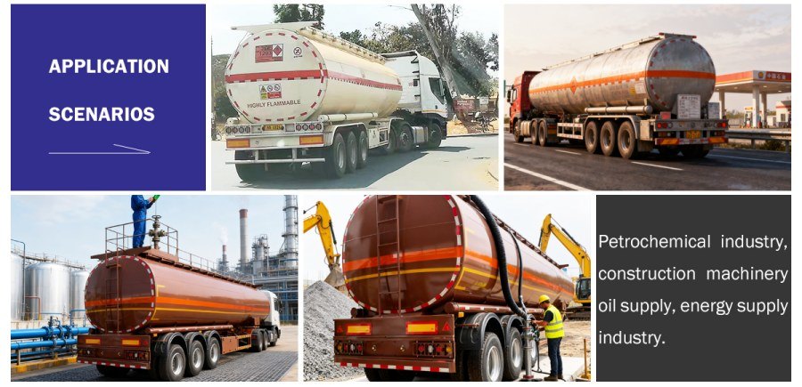 3 Axle Oil Tank Trailer application