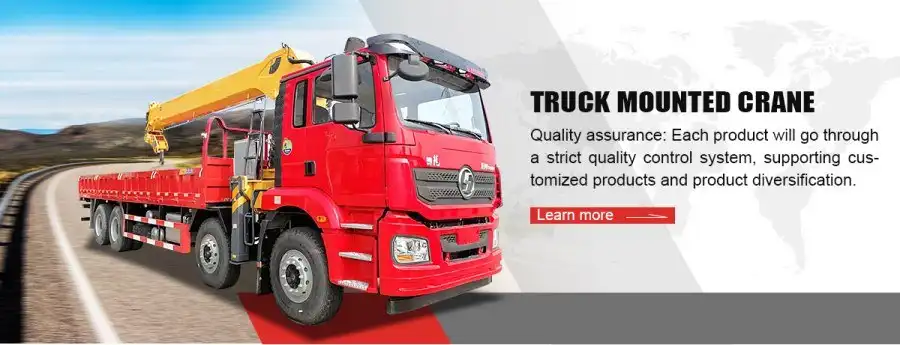 Shacman Delong truck-mounted crane