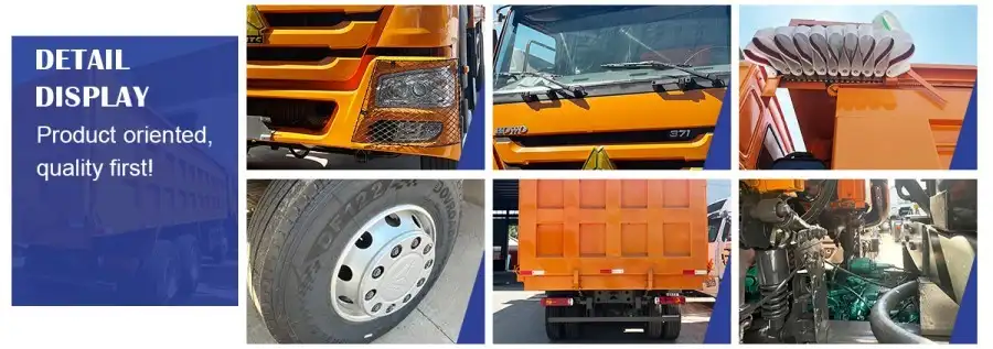 used Howo 8x4 dump truck details