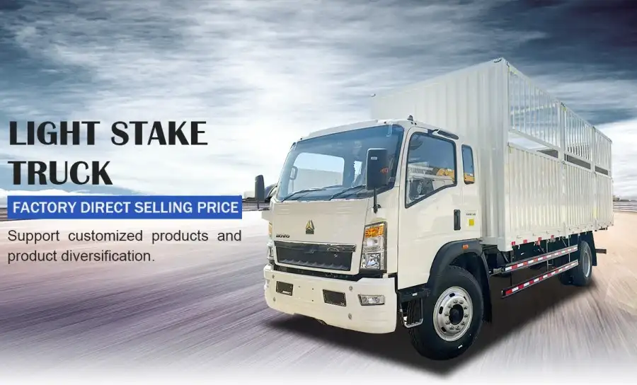 Howo light stake truck