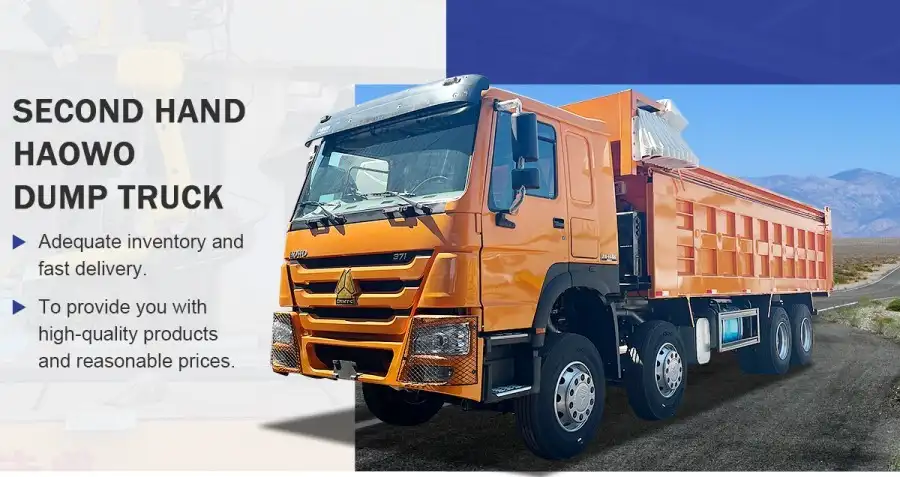 used Howo dump truck