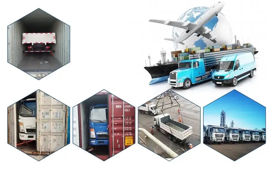 Shacman fence cargo truck shipping