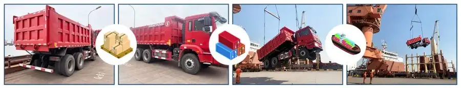 Shacman F3000 6x4 dump truck shipping