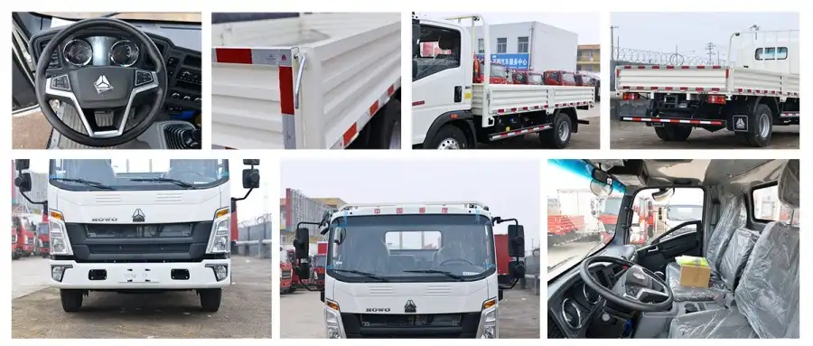 Howo light cargo truck details