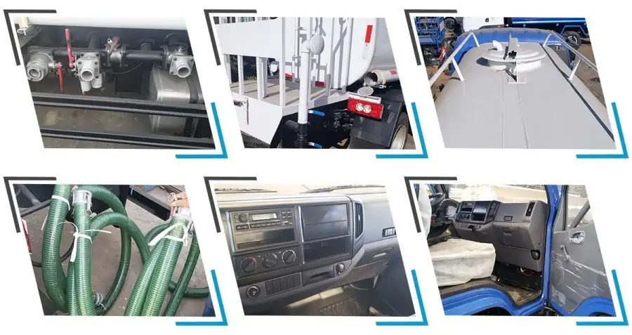 Foton Auman water tanker truck details