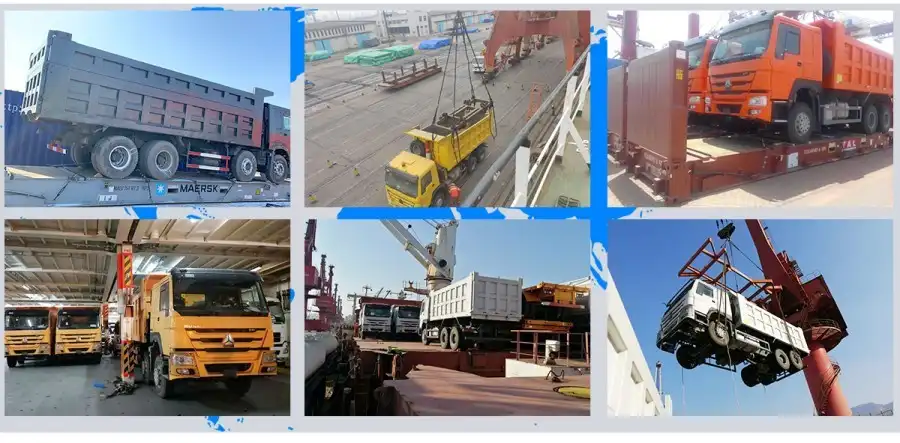 used Foton 8x4 cargo truck shipping