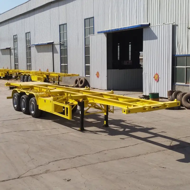 3 Axle Container Chassis Trailer