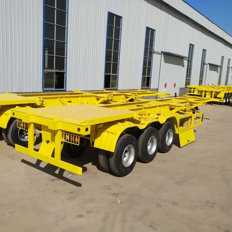 3 Axle Container Chassis Trailer