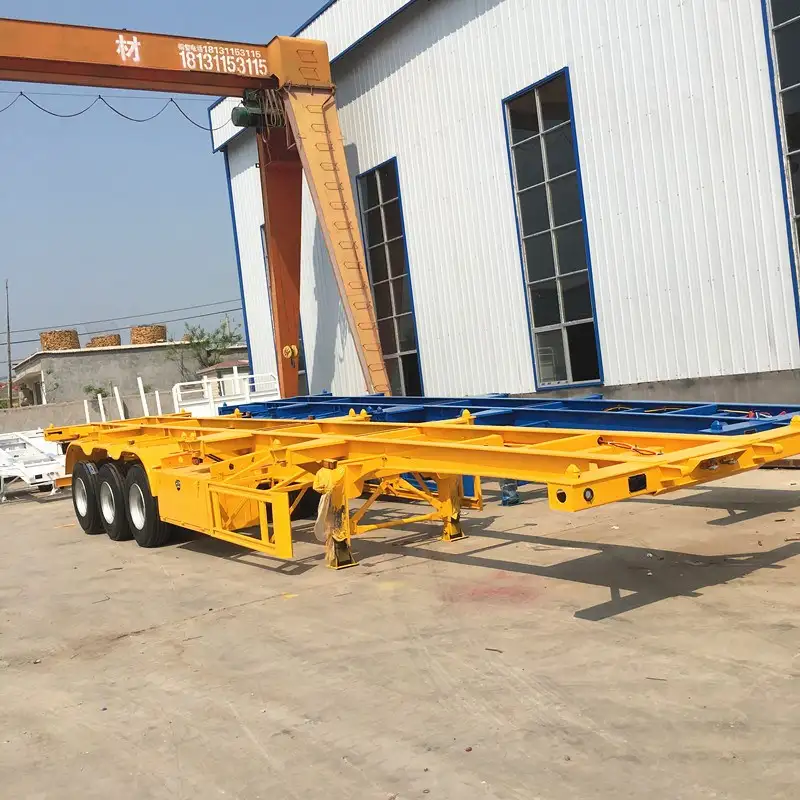 3 Axle Container Chassis Trailer