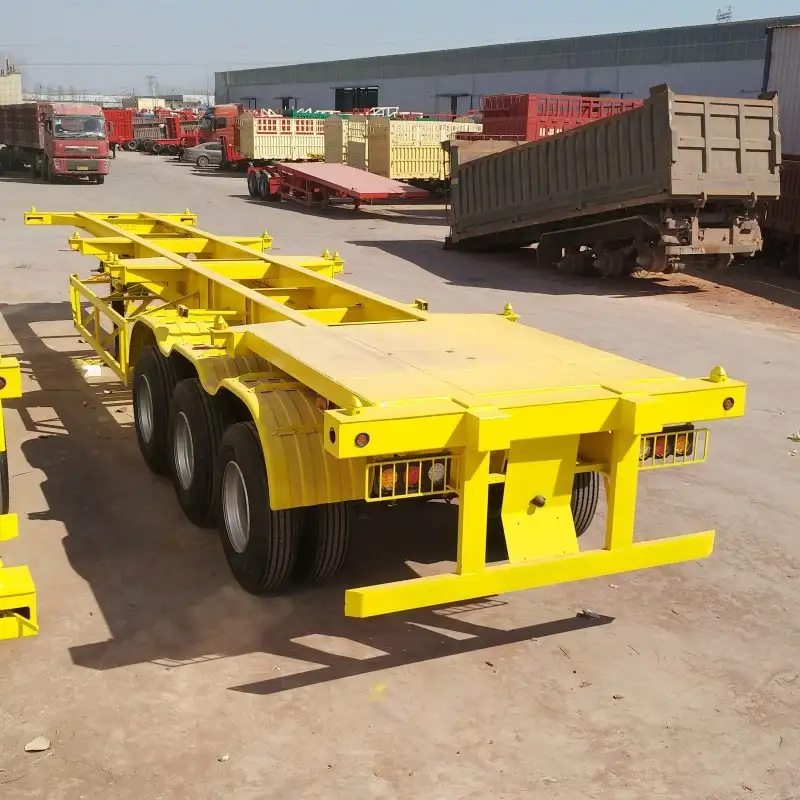 3 Axle Container Chassis Trailer