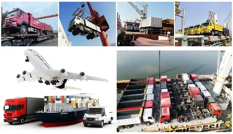 Howo TX Dump Truck shipping