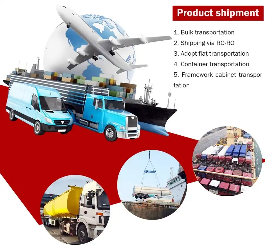 3 axle cargo trailer shipping