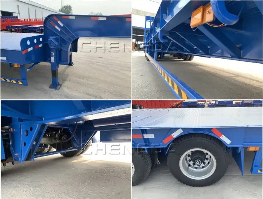 3 axle lowboy trailer details