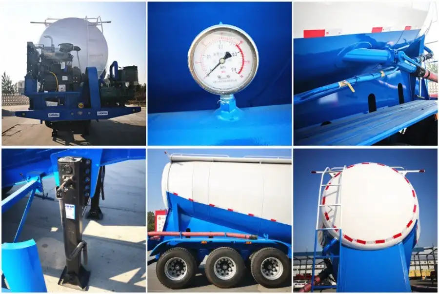 3 axle bulk cement trailers details