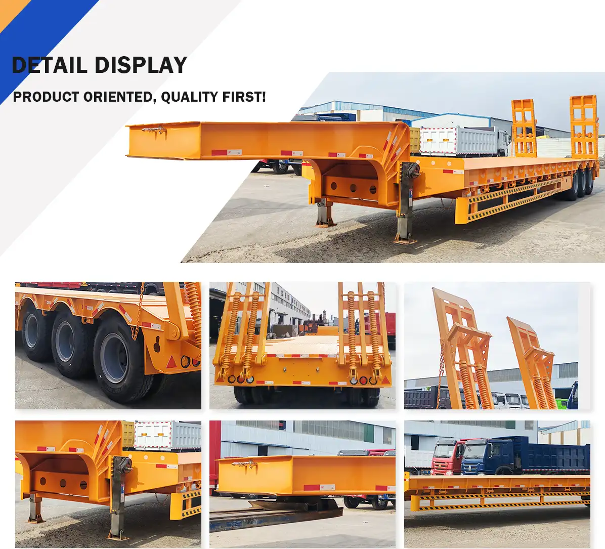 3 Axle Lowboy Trailer Details