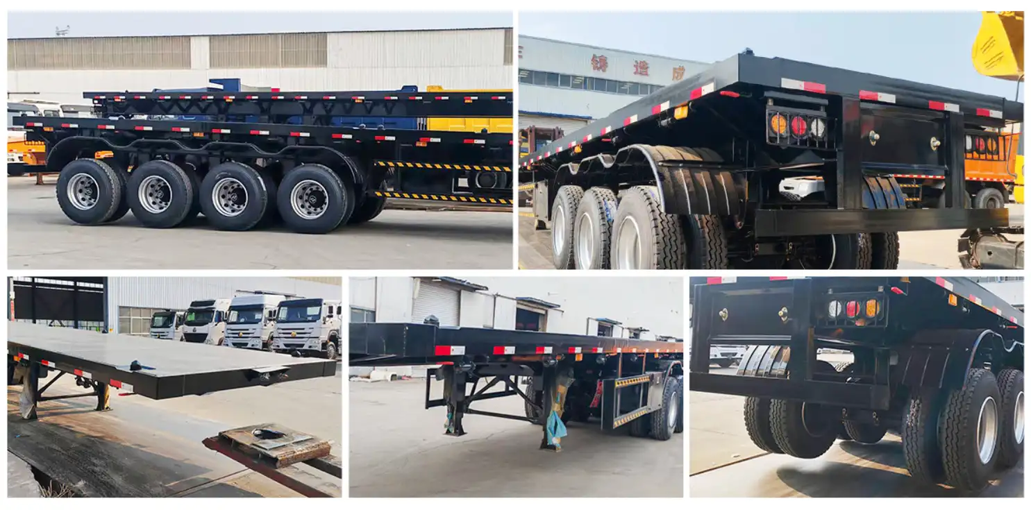 3 Axle Flatbed Trailer Details