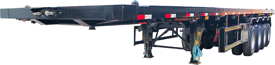 4 Axle Flatbed Semi Trailer
