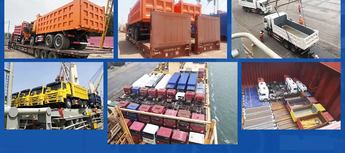 4 Axle Dump Trailer Shipping
