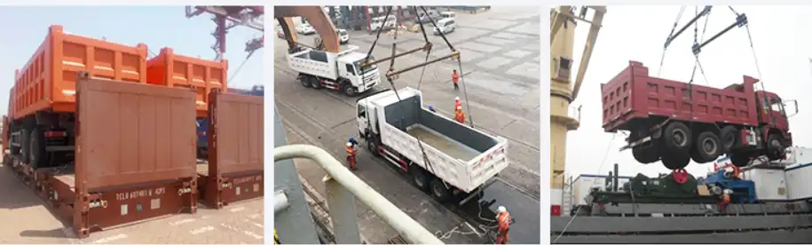 Howo NX 6x4 Dump Truck Shipping