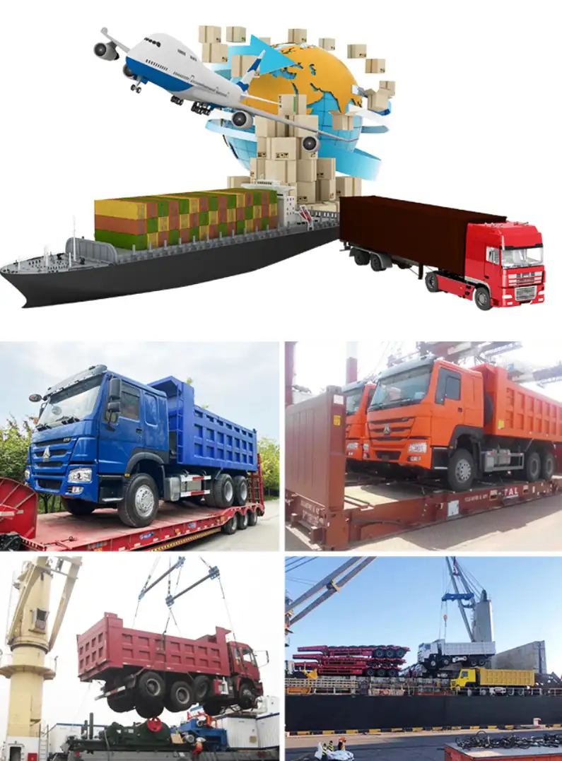 Sinotruk TX 6x4 Dump Truck Shipping