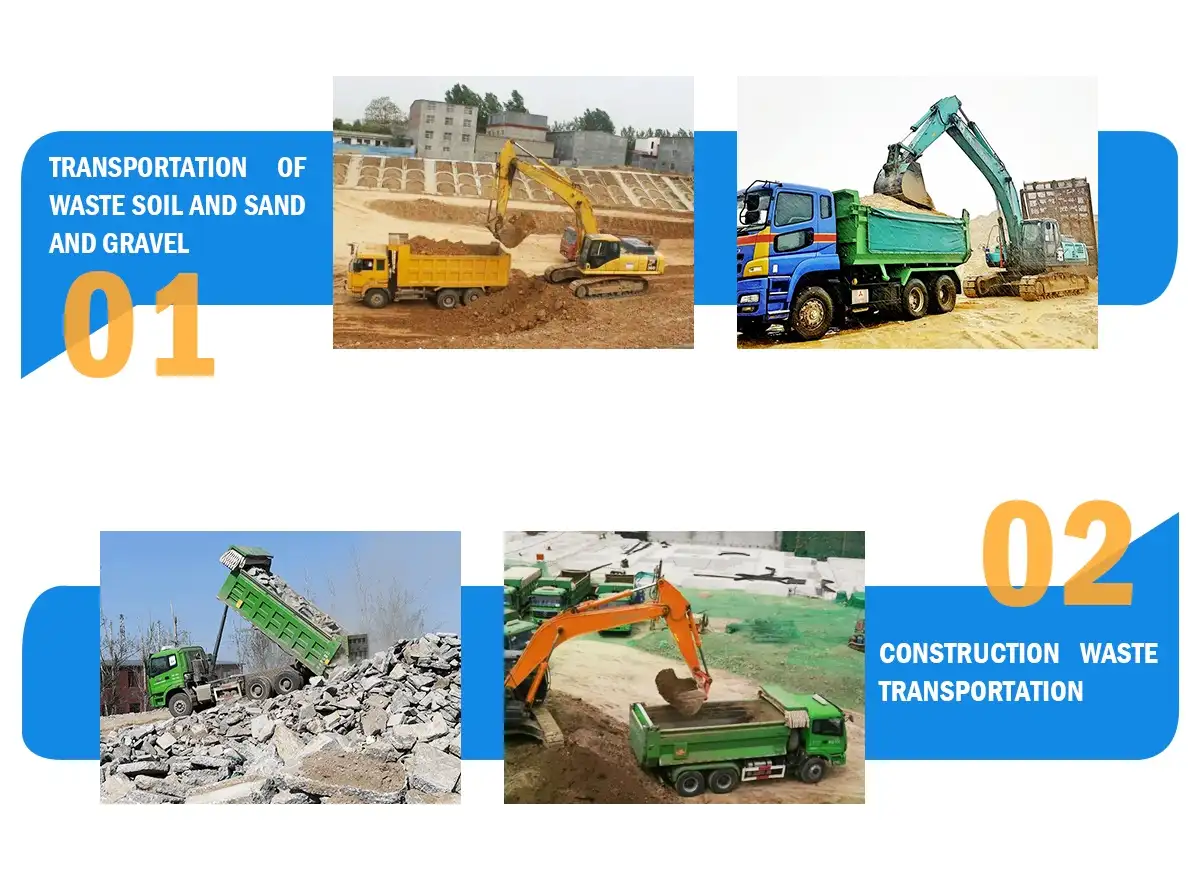 Howo tipper truck applications
