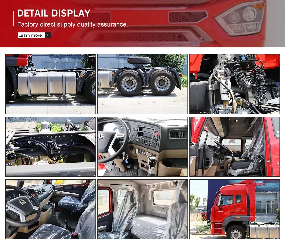 Howo dump truck details