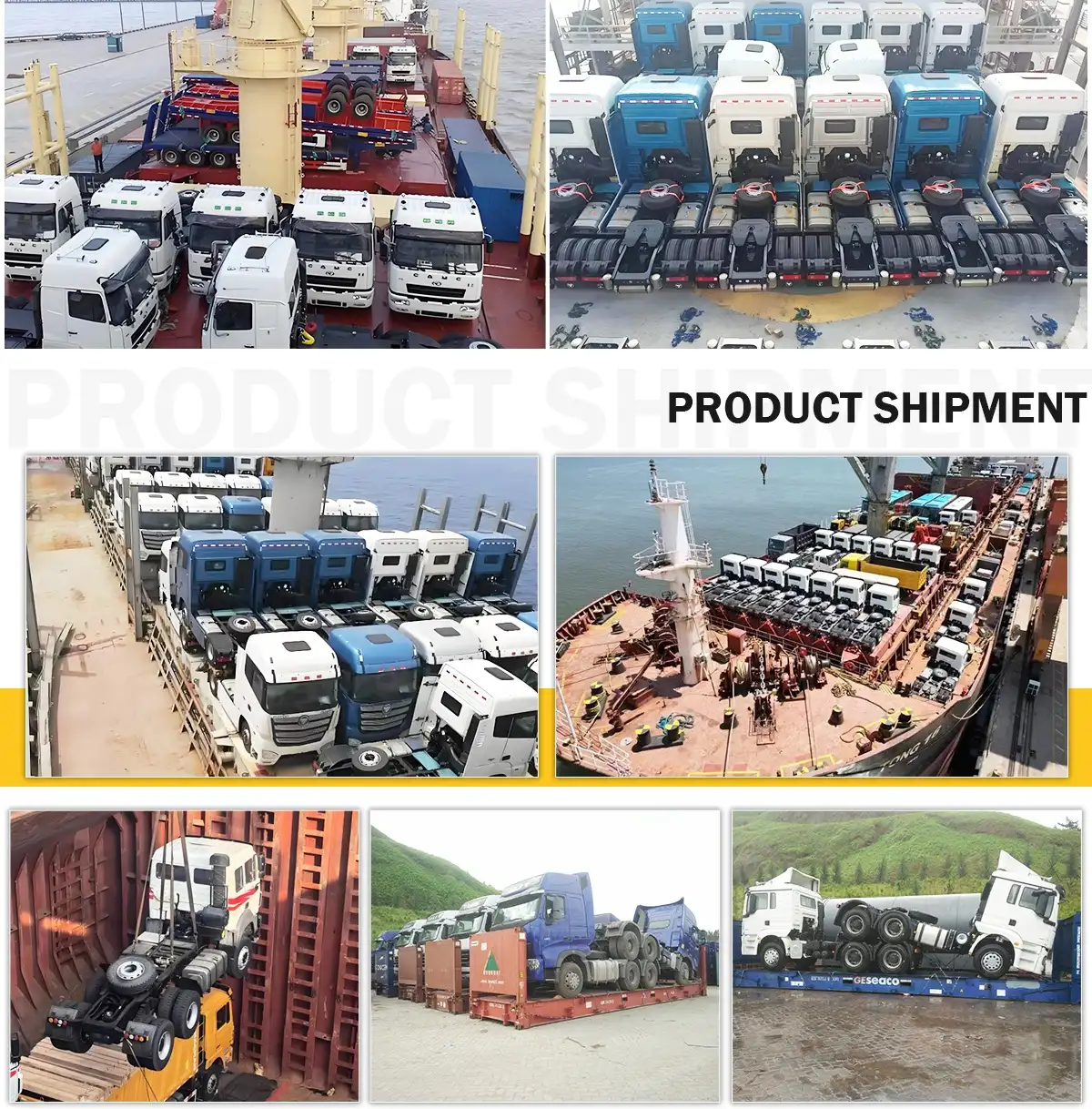 Howo 400hp tractor head truck shipping