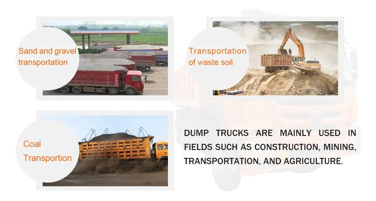 Sinotruk Howo 380hp dump truck applications