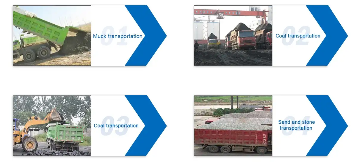 Shacman 6x4 dump truck applications