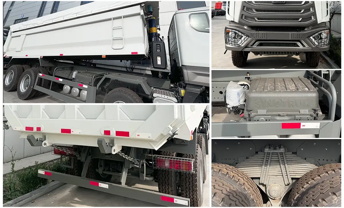 Howo NX 380 8x4 dump truck details