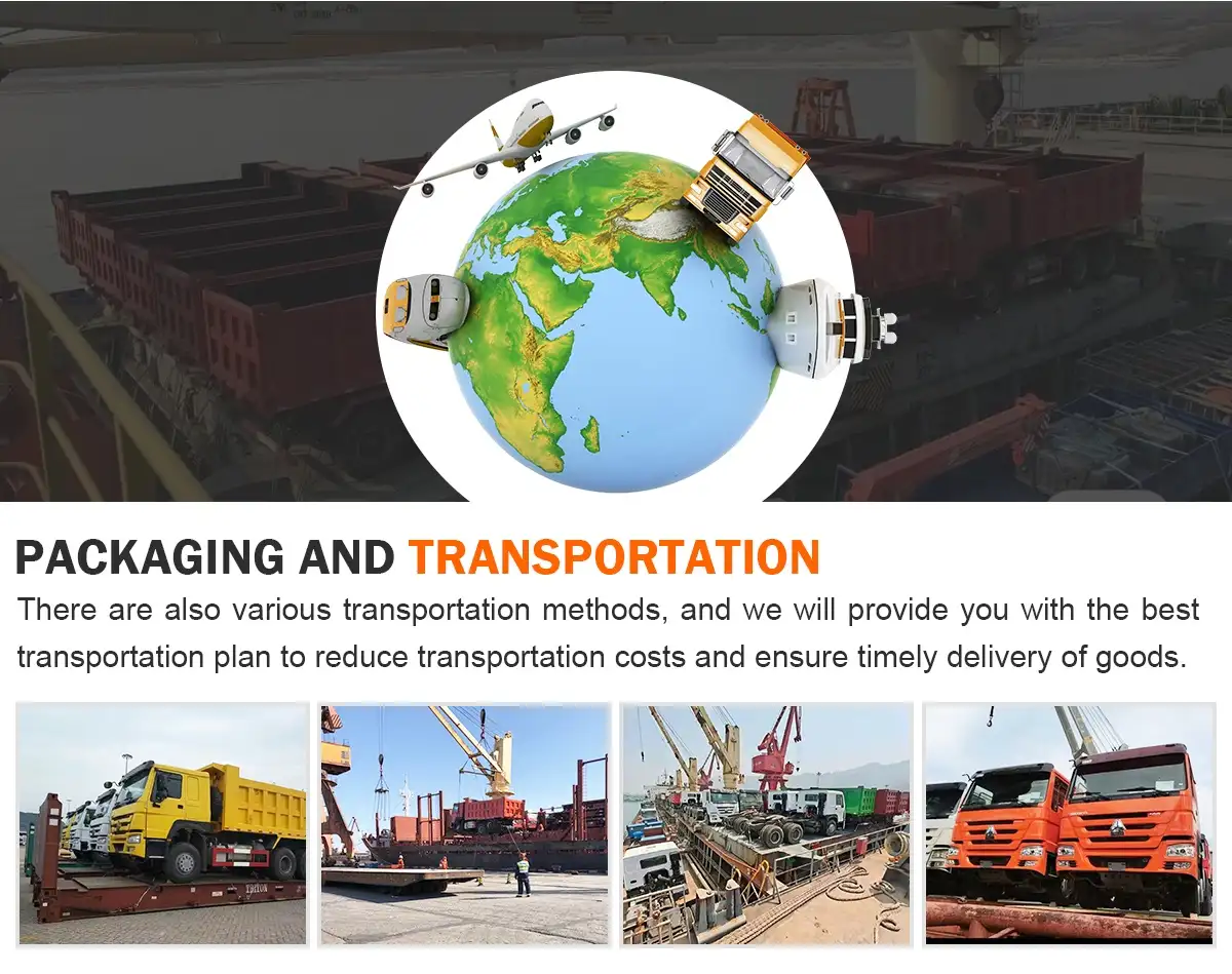 Sinotruk Howo 380hp dump truck shipping