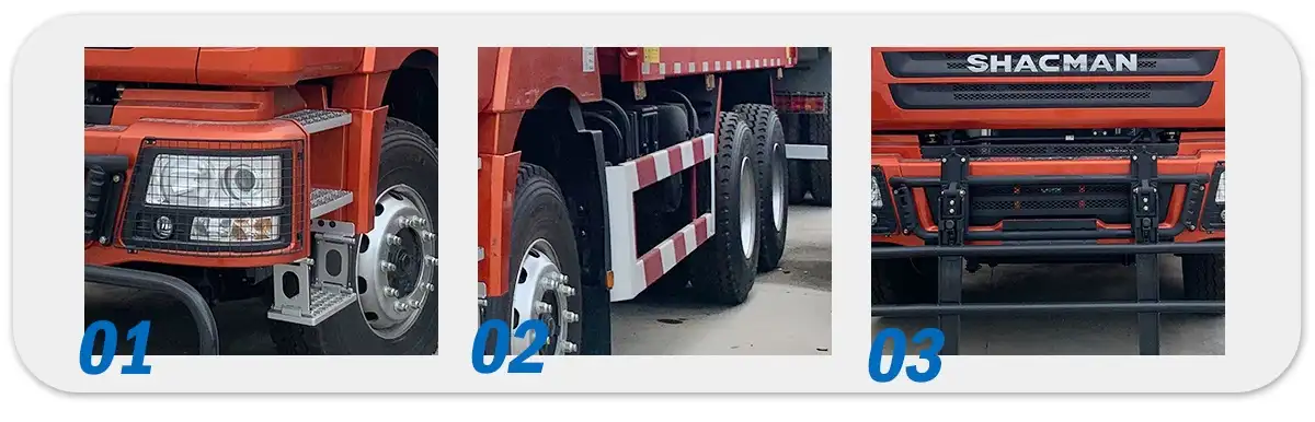 Shacman 6x4 dump truck details