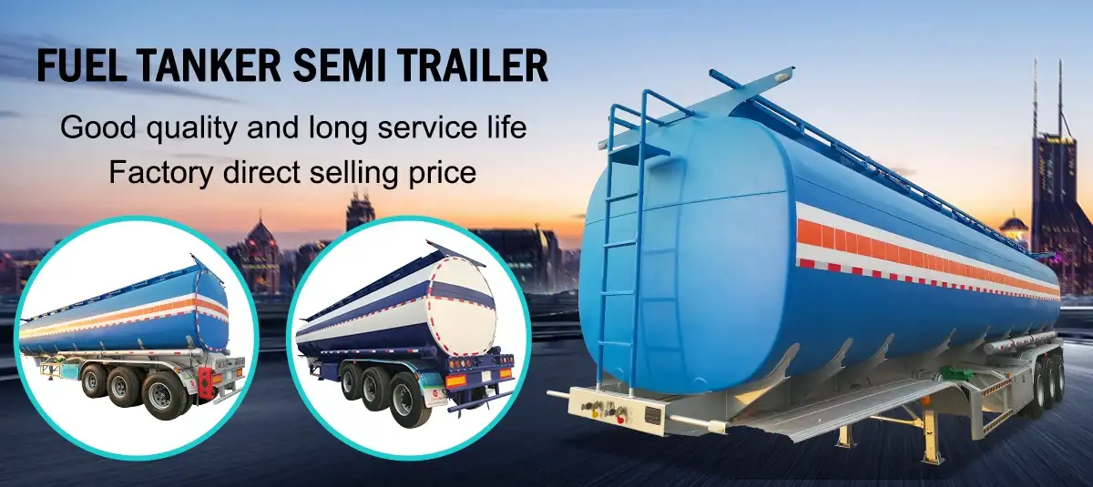 3 axle fuel tank trailer