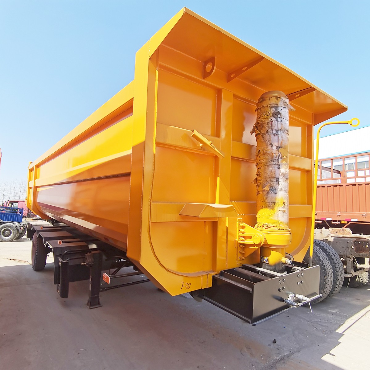 3 axle dump trailer