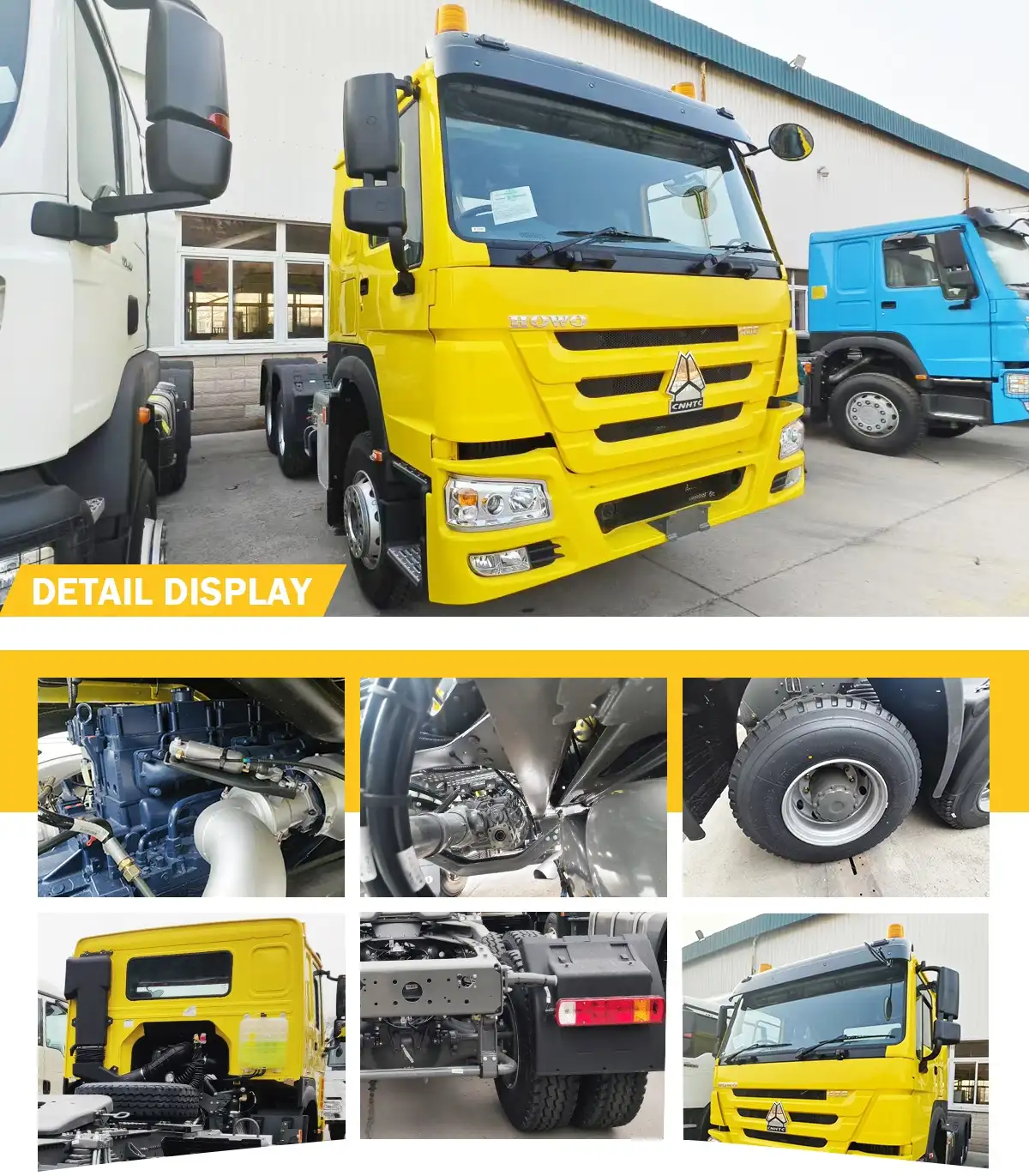 Howo 400hp tractor head truck details