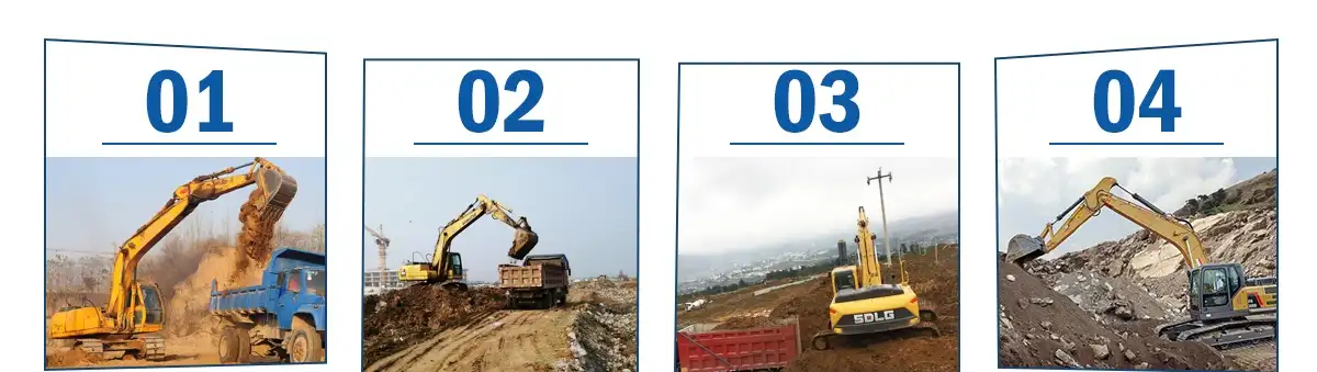 Sany Excavator applications